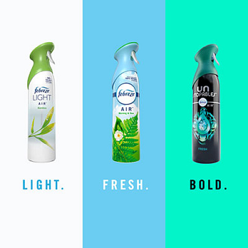 Febreze AIR, Bamboo, 8.8 oz Aerosol Spray, 6/Carton (62904)