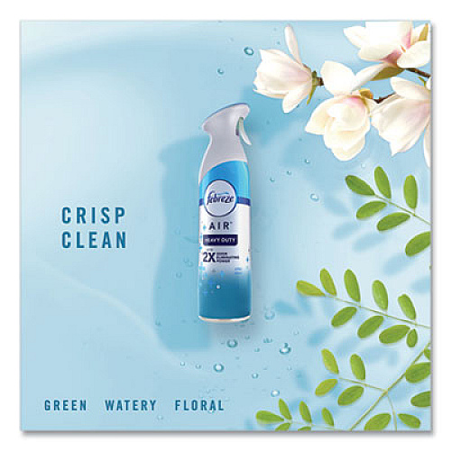Febreze AIR, Heavy Duty Crisp Clean, 8.8 oz Aerosol Spray (19924EA)