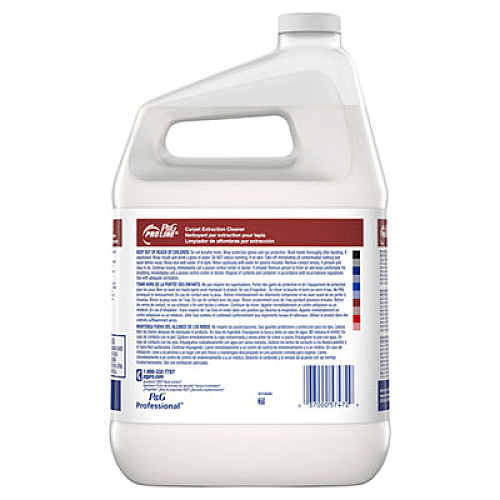 P&G Pro Line #25 Carpet Extraction Cleaner, Peach Scent, 1 gal Bottle, 4/Carton (57472)