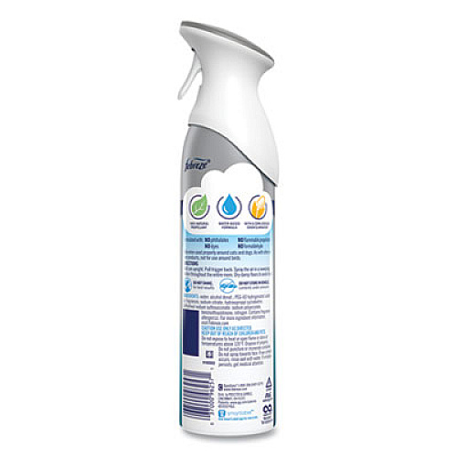 Febreze AIR, Heavy Duty Crisp Clean, 8.8 oz Aerosol Spray, 6/Carton (19924)
