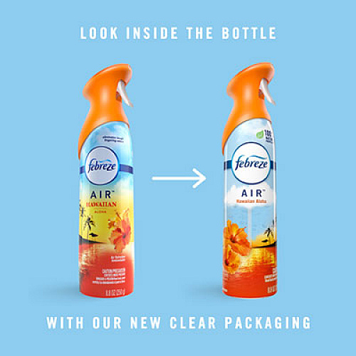 Febreze AIR, Hawaiian Aloha, 8.8 oz Aerosol Spray, 2/Pack (97794PK)