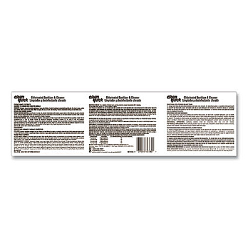 Clean Quick Powdered Sanitizer/Cleanser, 10 lb Bucket, 3/Carton (02580)