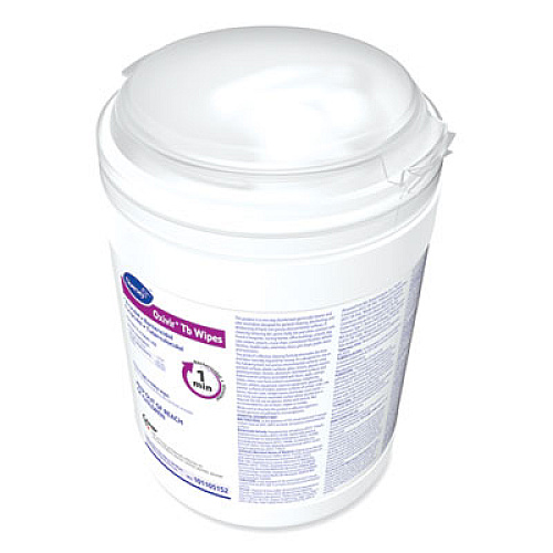 Diversey Oxivir TB Disinfectant Wipes, 6 x 6.9, Characteristic Scent, White, 160/Canister, 4 Canisters/Carton (101105152)