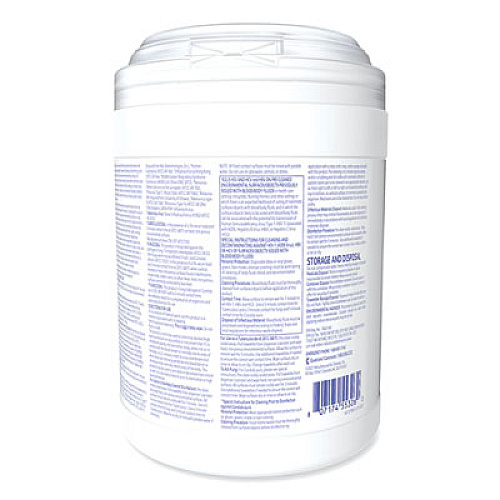 Diversey Oxivir TB Disinfectant Wipes, 6 x 6.9, Characteristic Scent, White, 160/Canister, 4 Canisters/Carton (101105152)