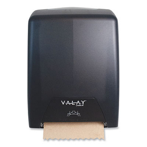 Morcon Tissue Valay Proprietary Roll Towel Dispenser, 11.75 x 8.5 x 14, Black (VT1008)