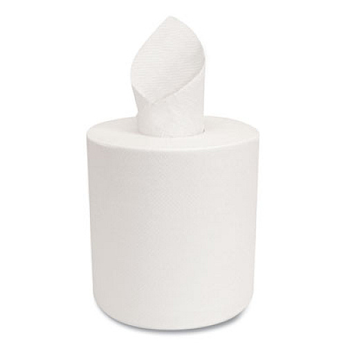 Morcon Tissue Morsoft Center-Pull Roll Towels, 2-Ply, 6.9" dia, White, 600 Sheets/Roll, 6 Rolls/Carton (C6600)