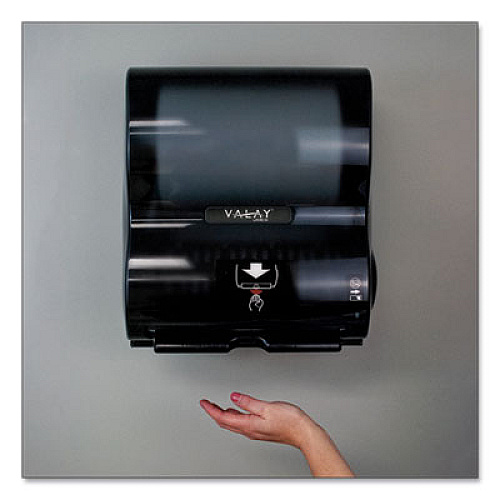 Morcon Tissue Valay 10 Inch Roll Towel Dispenser, 13.25 x 9 x 14.25, Black (VT1010)