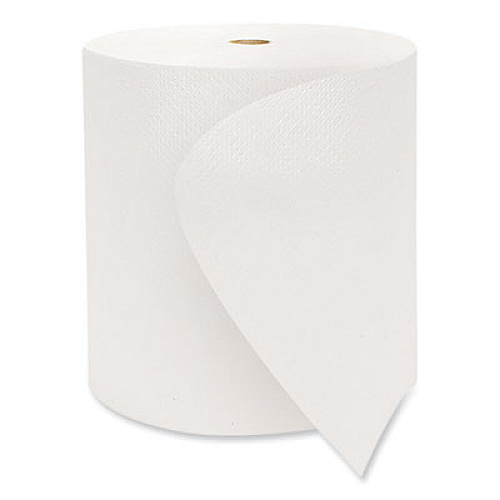 Morcon Tissue Valay Proprietary Roll Towels, 1-Ply, 8" x 800 ft, White, 6 Rolls/Carton (VW888)