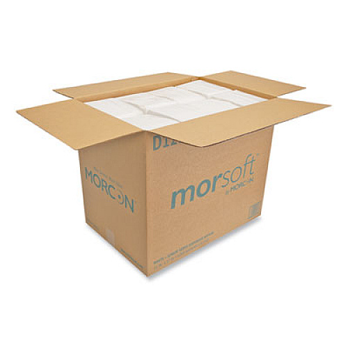 Morcon Tissue Morsoft Dispenser Napkins, 1-Ply, 11 x 17, White, 250/Pack, 24 Packs/Carton (D1217)