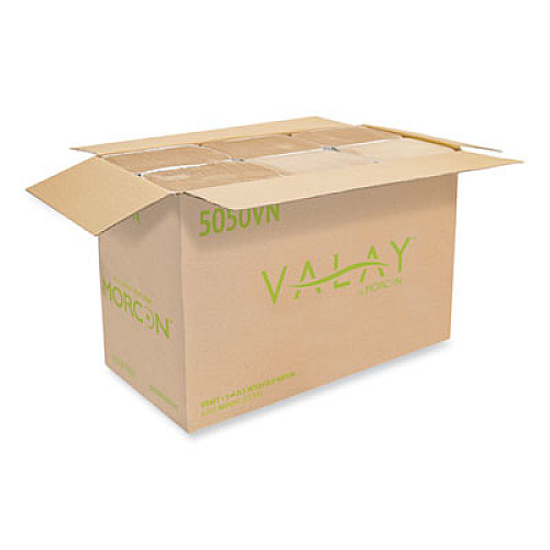 Morcon Tissue Valay Interfolded Napkins, 1-Ply, 6.3 x 8.85, Kraft, 6,000/Carton (5050VN)