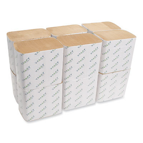Morcon Tissue Valay Interfolded Napkins, 2-Ply, 6.5 x 8.25, Kraft, 6,000/Carton (5000VN)
