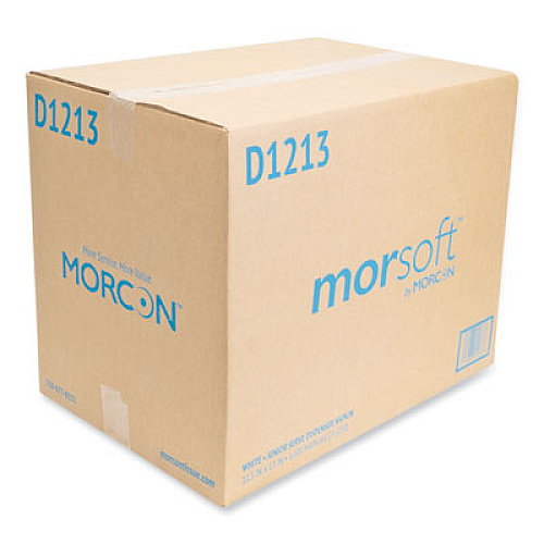 Morcon Tissue Morsoft Dispenser Napkins, 1-Ply, 11.5 x 13, White, 250/Pack, 24 Packs/Carton (D1213)