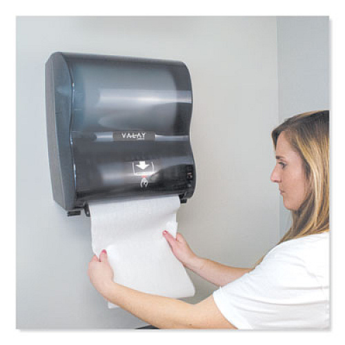 Morcon Tissue Valay 10 Inch Roll Towel Dispenser, 13.25 x 9 x 14.25, Black (VT1010)