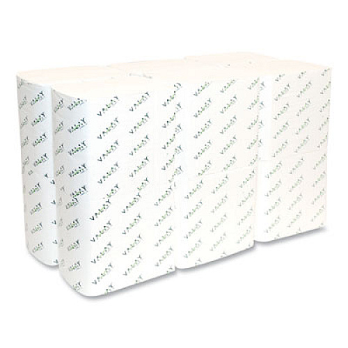 Morcon Tissue Valay Interfolded Napkins, 2-Ply, 6.5 x 8.25, White, 500/Pack, 12 Packs/Carton (4500VN)