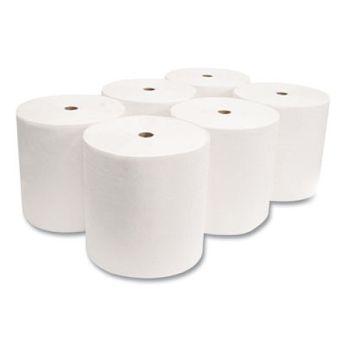 Morcon Tissue Valay Proprietary TAD Roll Towels, 1-Ply, 7.5" x 550 ft, White, 6 Rolls/Carton (VT777)