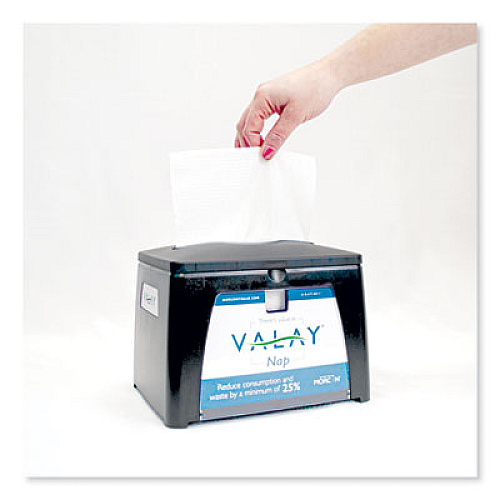 Morcon Tissue Valay Table Top Napkin Dispenser, 6.5 x 8.4 x 6.3, Black (NT111EA)