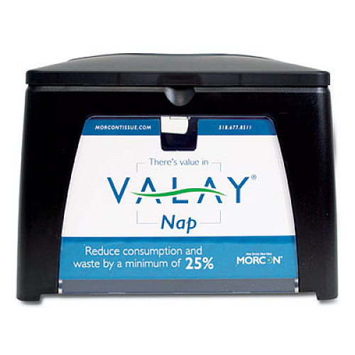 Morcon Tissue Valay Table Top Napkin Dispenser, 6.5 x 8.4 x 6.3, Black (NT111EA)