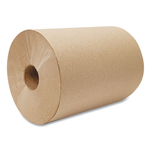 Morcon Tissue 10 Inch Roll Towels, 1-Ply, 10" x 800 ft, Kraft, 6 Rolls/Carton (R106)