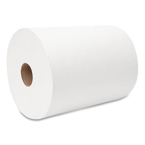Morcon Tissue 10 Inch TAD Roll Towels, 1-Ply, 10" x 700 ft, White, 6 Rolls/Carton (VT8010)