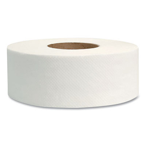 Morcon Tissue Jumbo Bath Tissue, Septic Safe, 2-Ply, 3.3" x 500 ft, White, 12 Rolls/Carton (129X)