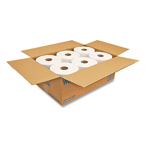 Morcon Tissue Morsoft Universal Roll Towels, 1-Ply, 8" x 800 ft, White, 6 Rolls/Carton (W6800)