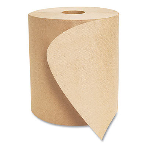 Morcon Tissue Morsoft Universal Roll Towels, 1-Ply, 8" x 800 ft, Brown, 6 Rolls/Carton (R6800)