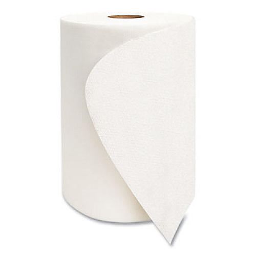 Morcon Tissue 10 Inch TAD Roll Towels, 1-Ply, 10" x 500 ft, White, 6 Rolls/Carton (M610)