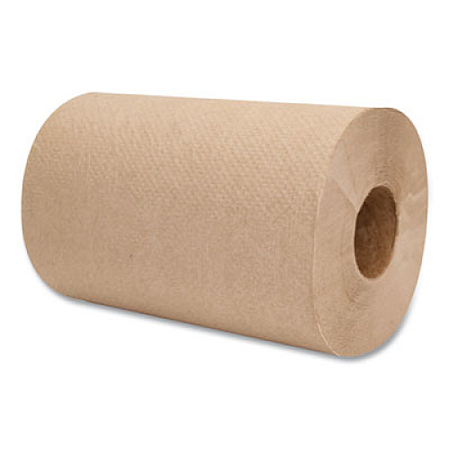 Morcon Tissue Morsoft Universal Roll Towels, 1-Ply, 8" x 350 ft, Brown, 12 Rolls/Carton (R12350)