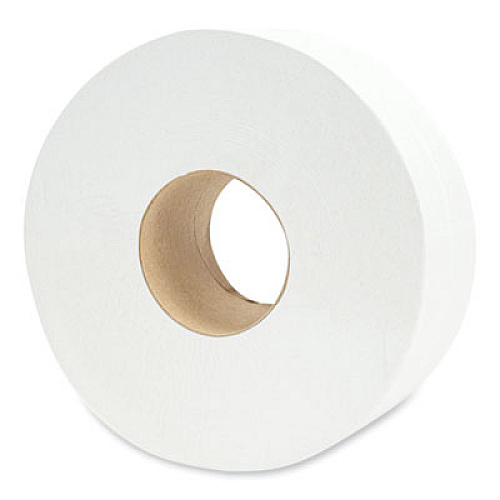 Morcon Tissue Jumbo Bath Tissue, Septic Safe, 2-Ply, 3.3" x 1,000 ft, White, 12 Rolls/Carton (M99)