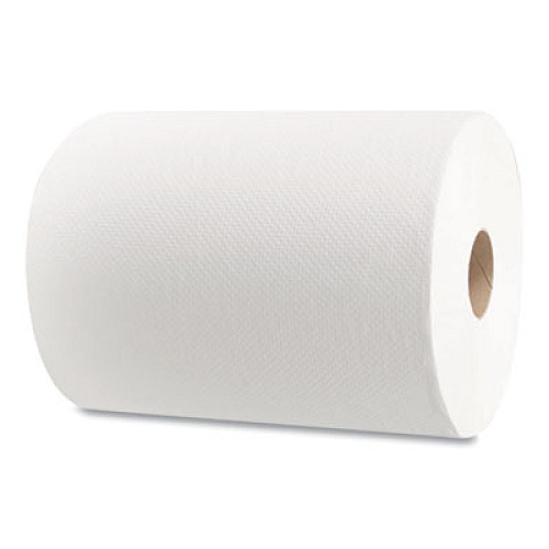 Morcon Tissue 10 Inch Roll Towels, 1-Ply, 10" x 800 ft, White, 6 Rolls/Carton (W106)