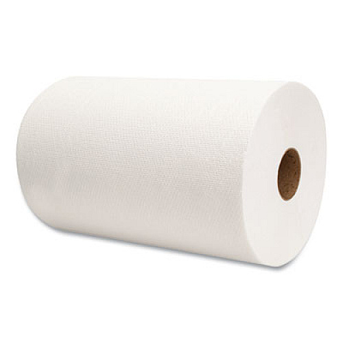 Morcon Tissue 10 Inch TAD Roll Towels, 1-Ply, 10" x 500 ft, White, 6 Rolls/Carton (M610)