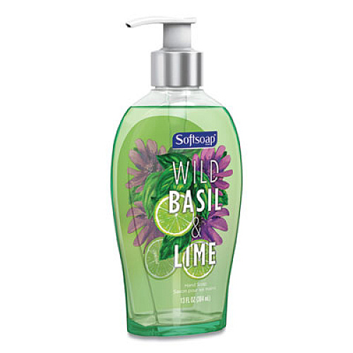 Softsoap Premium Liquid Hand Soap, Basil and Lime, 13 oz (46827EA)