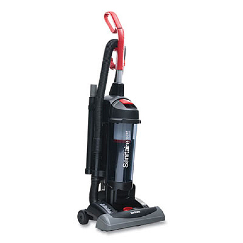 Sanitaire FORCE QuietClean Upright Vacuum SC5845D, 15" Cleaning Path, Black