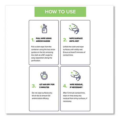 Wexford Labs CleanCide Disinfecting Wipes, Fresh Scent, 6.5 x 6, 160/Canister, 12 Canisters/Carton (3130C160CT)