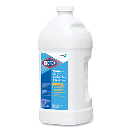 Clorox Anywhere Daily Disinfectant and Sanitizer, 64 oz Bottle, 6/Carton (60112)
