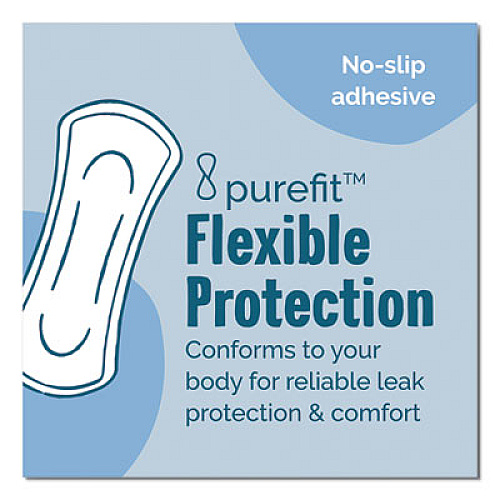 Seventh Generation Chlorine-Free Maxi Pads, Regular, 24/Pack, 6 Packs/Carton (45027CT)