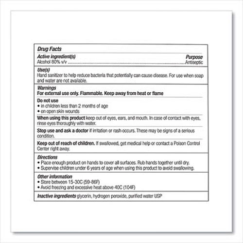 Lucas Oil Liquid Hand Sanitizer, 0.5 gal Bottle, Unscented, 6/Carton (11175)