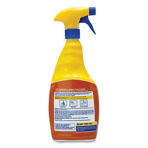 Zep Commercial Hardwood and Laminate Cleaner, 32 oz Spray Bottle, 12/Carton (ZUHLF32CT)