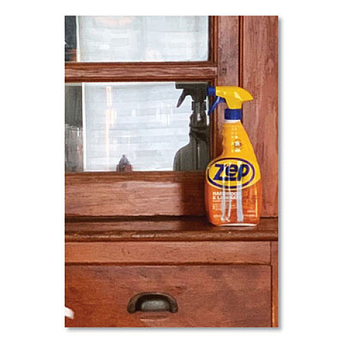 Zep Commercial Hardwood and Laminate Cleaner, 32 oz Spray Bottle, 12/Carton (ZUHLF32CT)