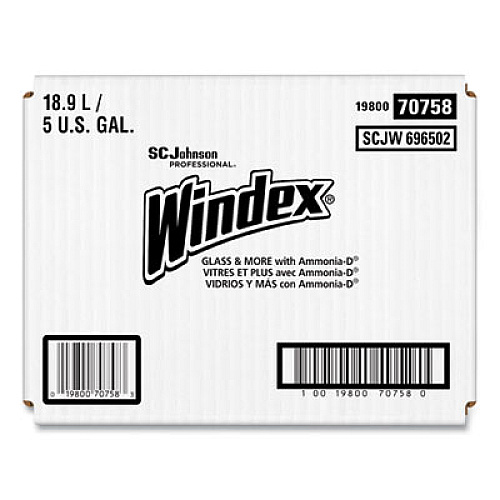 Windex Glass Cleaner with Ammonia-D, 5 gal Bag-in-Box Dispenser (696502)