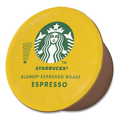 NESCAF Dolce Gusto Starbucks Coffee Capsules, Blonde Espresso Roast, 36/Carton (94333)