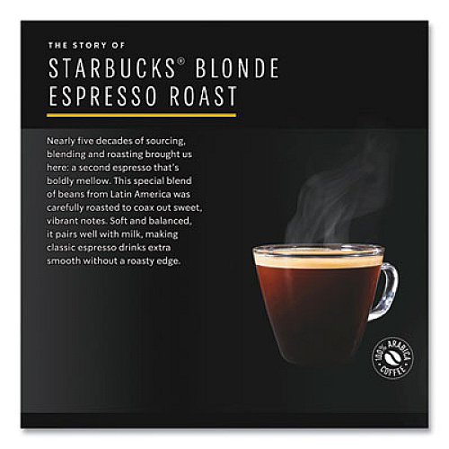 NESCAF Dolce Gusto Starbucks Coffee Capsules, Blonde Espresso Roast, 36/Carton (94333)