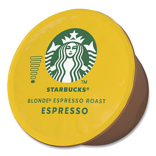 NESCAF Dolce Gusto Starbucks Coffee Capsules, Blonde Espresso Roast, 12/Box (94333BX)
