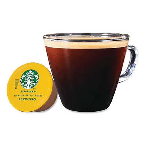 NESCAF Dolce Gusto Starbucks Coffee Capsules, Blonde Espresso Roast, 12/Box (94333BX)