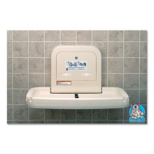 Koala Kare Horizontal Baby Changing Station, 35.19 x 22.25, Cream (KB20000)