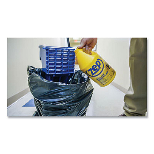 Zep Commercial Wet Look Floor Polish, 1 gal Bottle (ZUWLFF128EA)