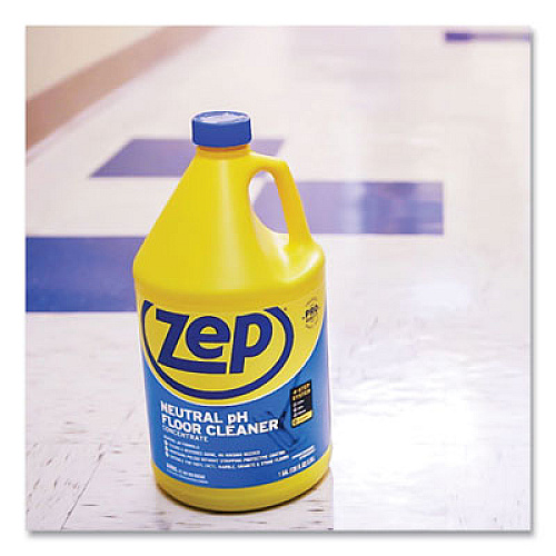 Zep Commercial Neutral Floor Cleaner, Fresh Scent, 1 gal, 4/Carton (ZUNEUT128CT)