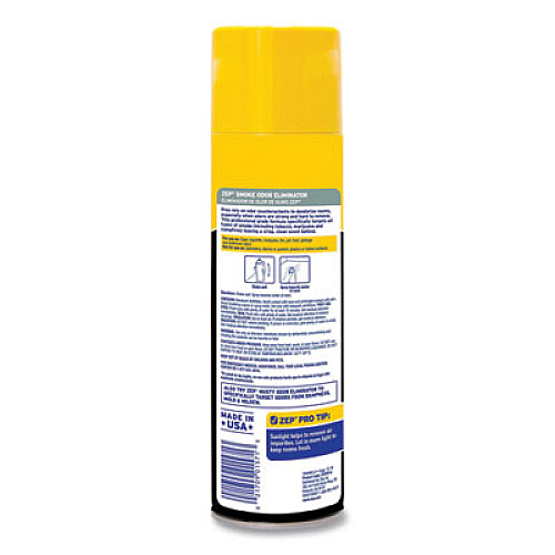 Zep Commercial Smoke Odor Eliminator, Fresh Scent, 16 oz, Spray Can (ZUSOE16)