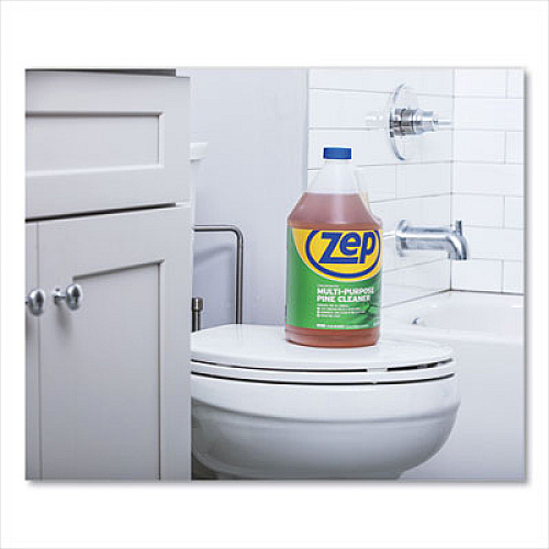 Zep Commercial Pine Multi-Purpose Cleaner, Pine Scent, 1 gal, 4/Carton (ZUMPP128CT)