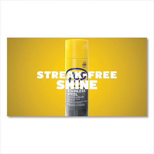 Zep Commercial Stainless Steel Polish, 14 oz Aerosol Spray, 12/Carton (ZUSSTL14CT)